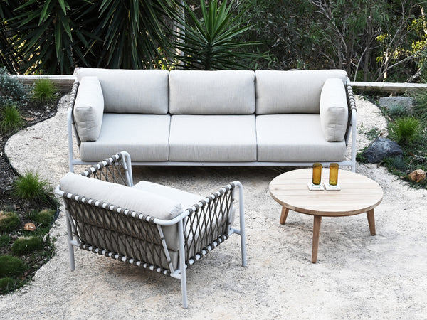 Ezra Outdoor Sofa Ivory