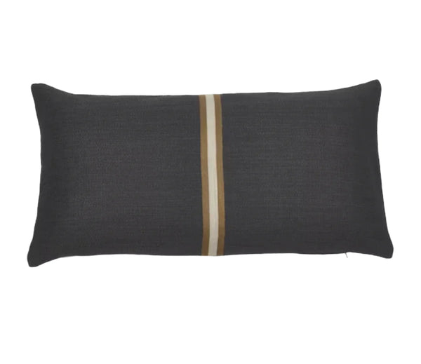 Jasper Cushion Cover 40x80 Faded Black